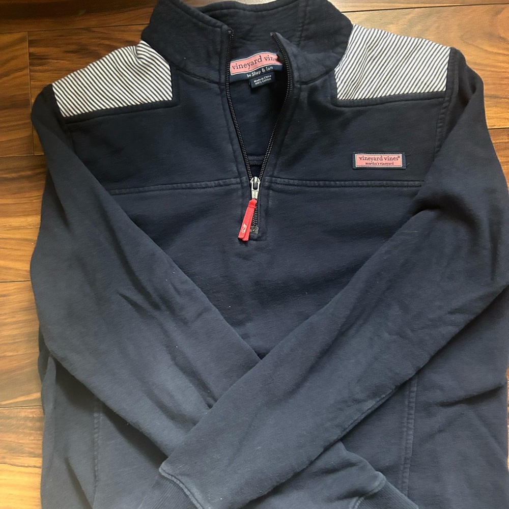 Vineyard vines women’s pullover sweater quarter zip size medium